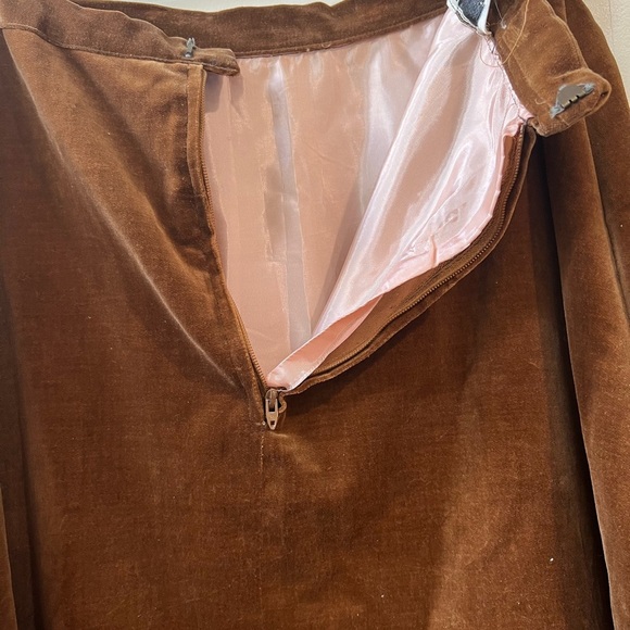 Vintage 1968 “Mountain Artisans” Velvet  Patchwork Maxi Skirt One of a Kind - Picture 4 of 8